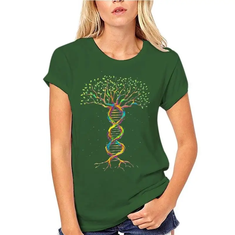 

Mens Black T-shirt Size S To 3xl Funny Clothing Funny Dna Tree Of Life T-shirt - Unisex Tee Quality T Shirts Men Printing Short