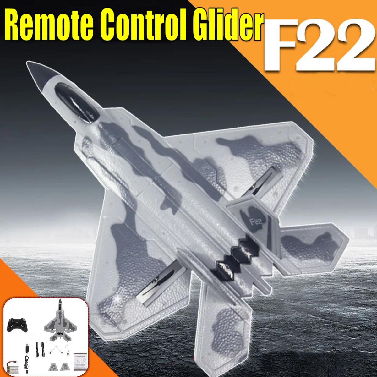 FX-822 F22 2,4 GHz EPP RC Самолет RTF с батарейным пультом дистанционного управления RC Квадрокоптер модель самолета