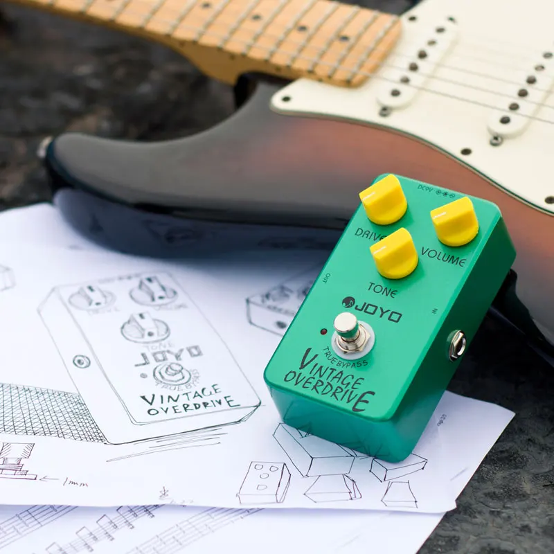 JOYO JF-01 Классическая винтажная Педаль Overdrive для отображения электрической гитары |