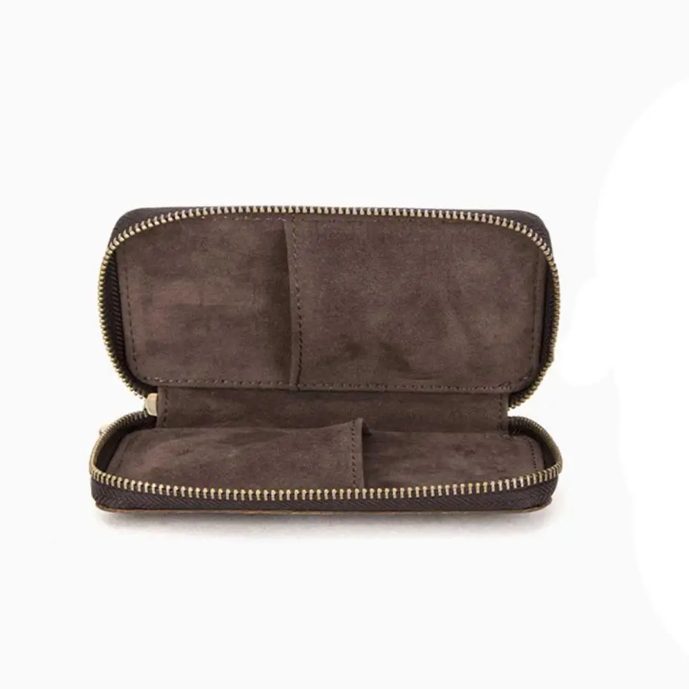 

Leather Watch Storage Bag - 2-piece Watch Storage Case Leather Watch Pouch Case Durable Fashion Bracelet Pocket Case Fit For M