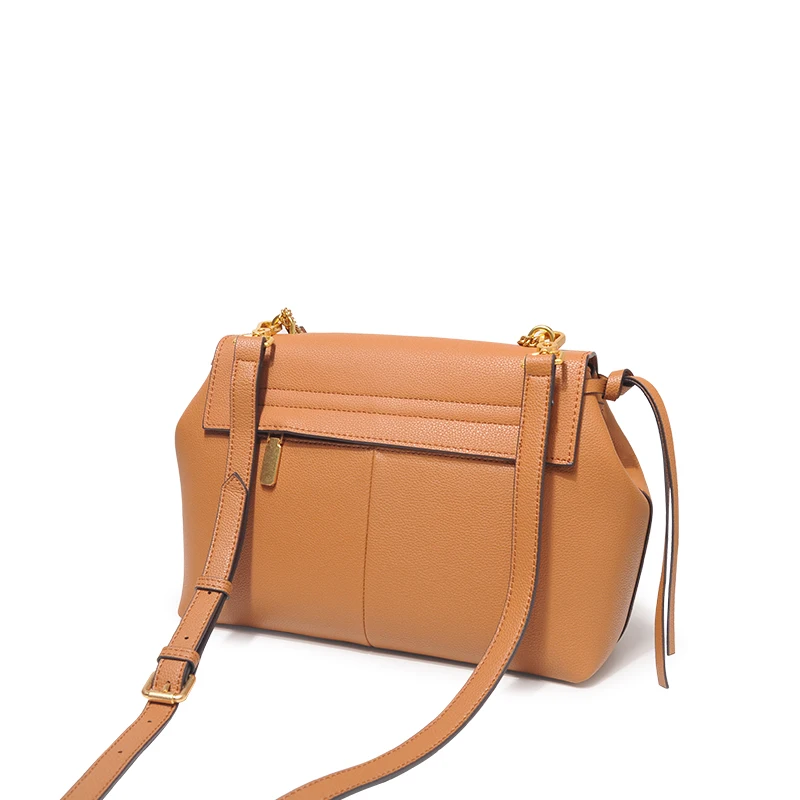 Однотонная кожаная сумка на плечо OUSSON 2020 модные женские дизайнерские сумки через