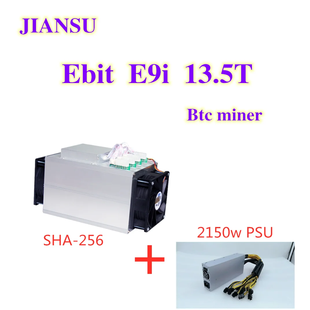 

Майнер биткоинов SHA256 ASIC Btc BCH old 80-90% Ebit E9i 13,5 T с блоком питания по низкой цене, чем Antminer S9 S9j T9 + S11 Z9 z11 M3 12t 11,5 T