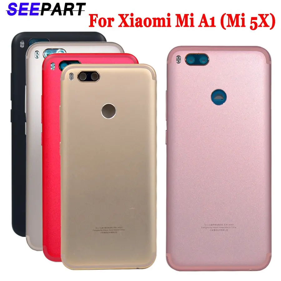 

Battery cover For Xiaomi Mi A1/Mi 5X Back Battery Cover Glass Housing Rear Door Panel Case Repair Parts
