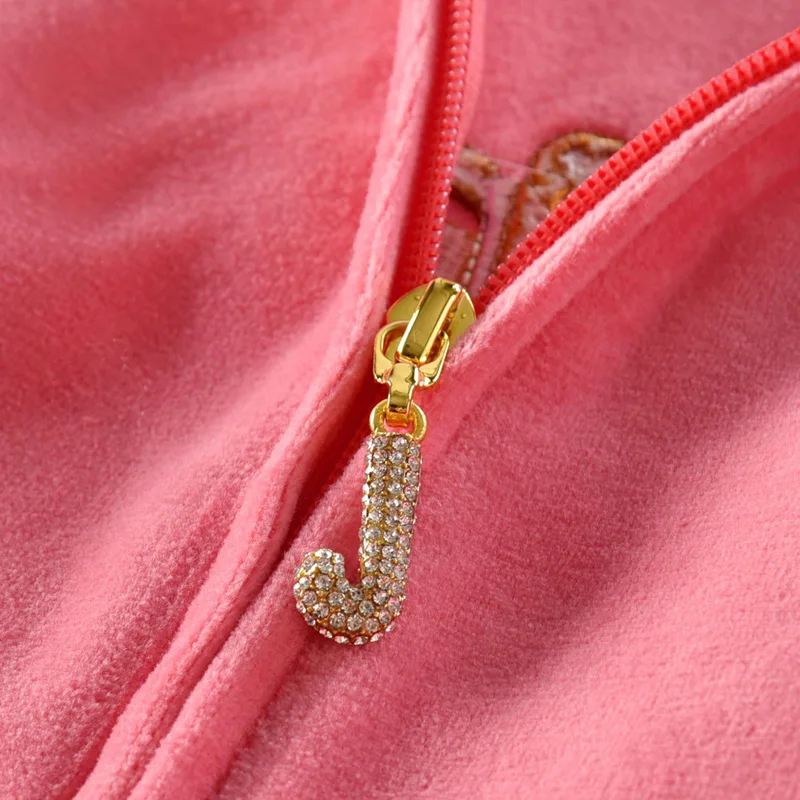 

Women's suit 2020 Fashion Autumn Winter velvet Zipper sports suit Korean gold velvet casual two-piece winter running Clothing