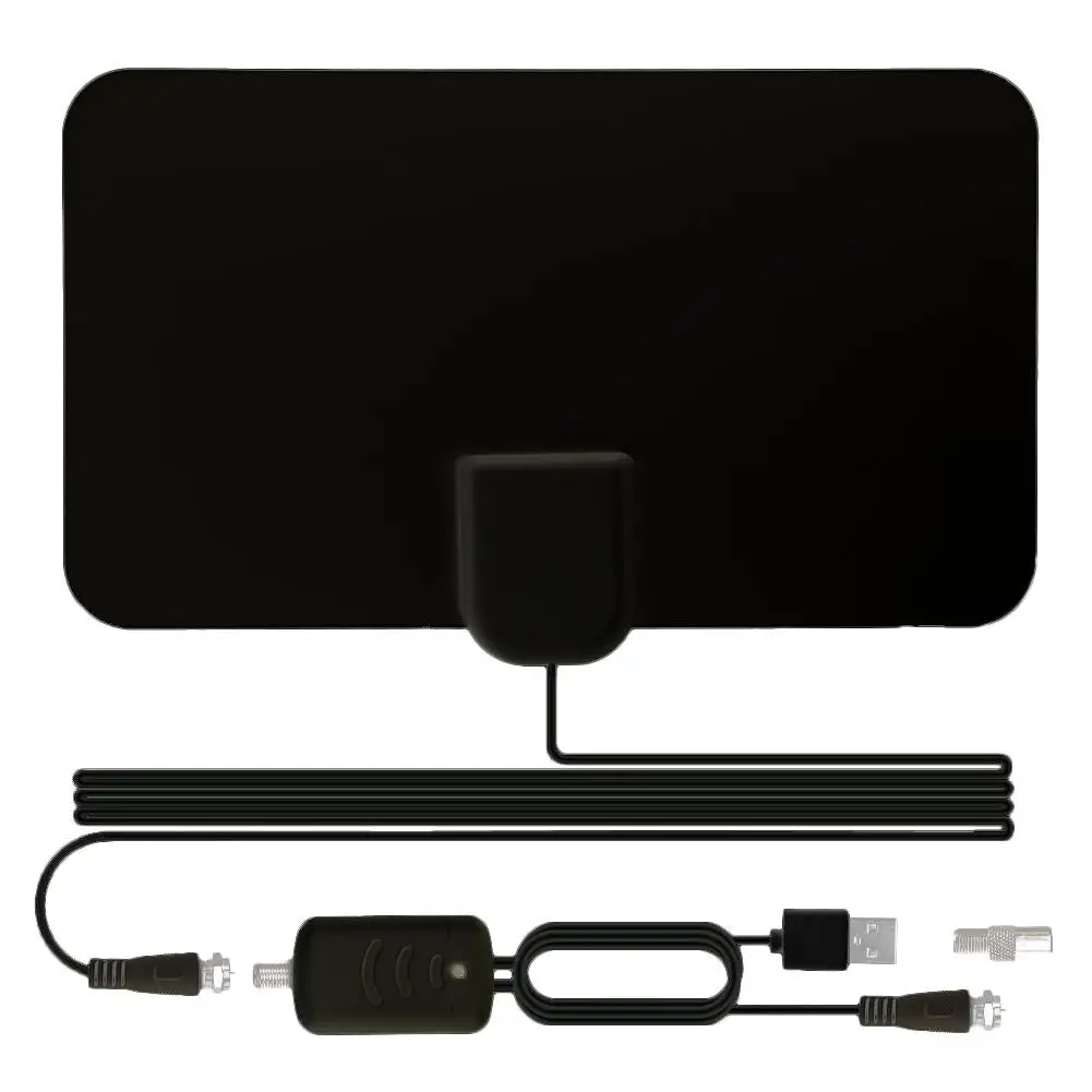 ТВ Антенна Крытый усиленная антенна цифрового 1200 миль диапазон с 4K HD1080P DVB-T Freeview tv