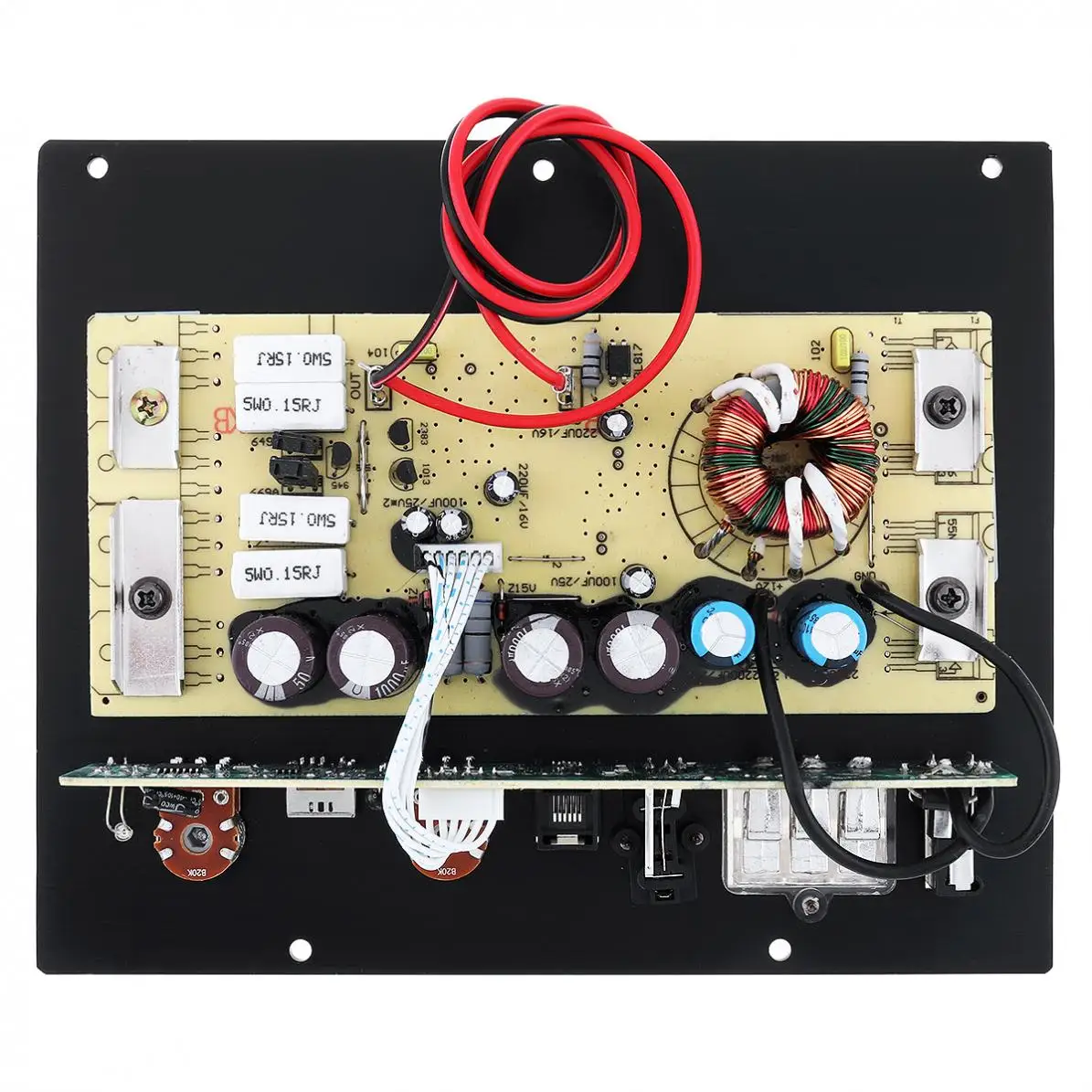 12 В 1000 Вт черный мощный сабвуфер автомобильный аудио усилитель высокой мощности