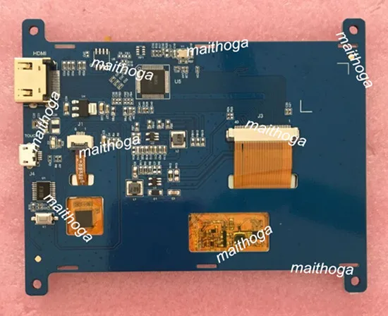 RPi 5,0 дюймов 16,7 М TFT lcd HD HDMI емкостный сенсорный экран для Win7/Win8/Win10 LINUX Android USB CTP интерфейс 800*480