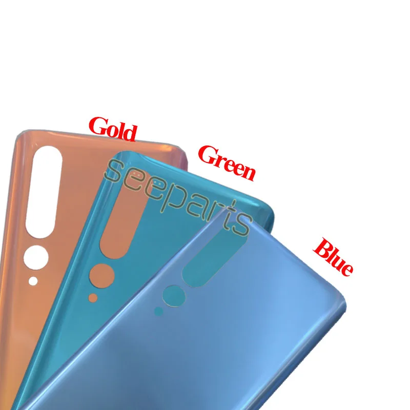 

NEW 3D For Xiaomi Mi 10 5G Back Battery Cover Door Rear Glass Housing Replacement For Xiaomi Mi 10 Battery Cover housing