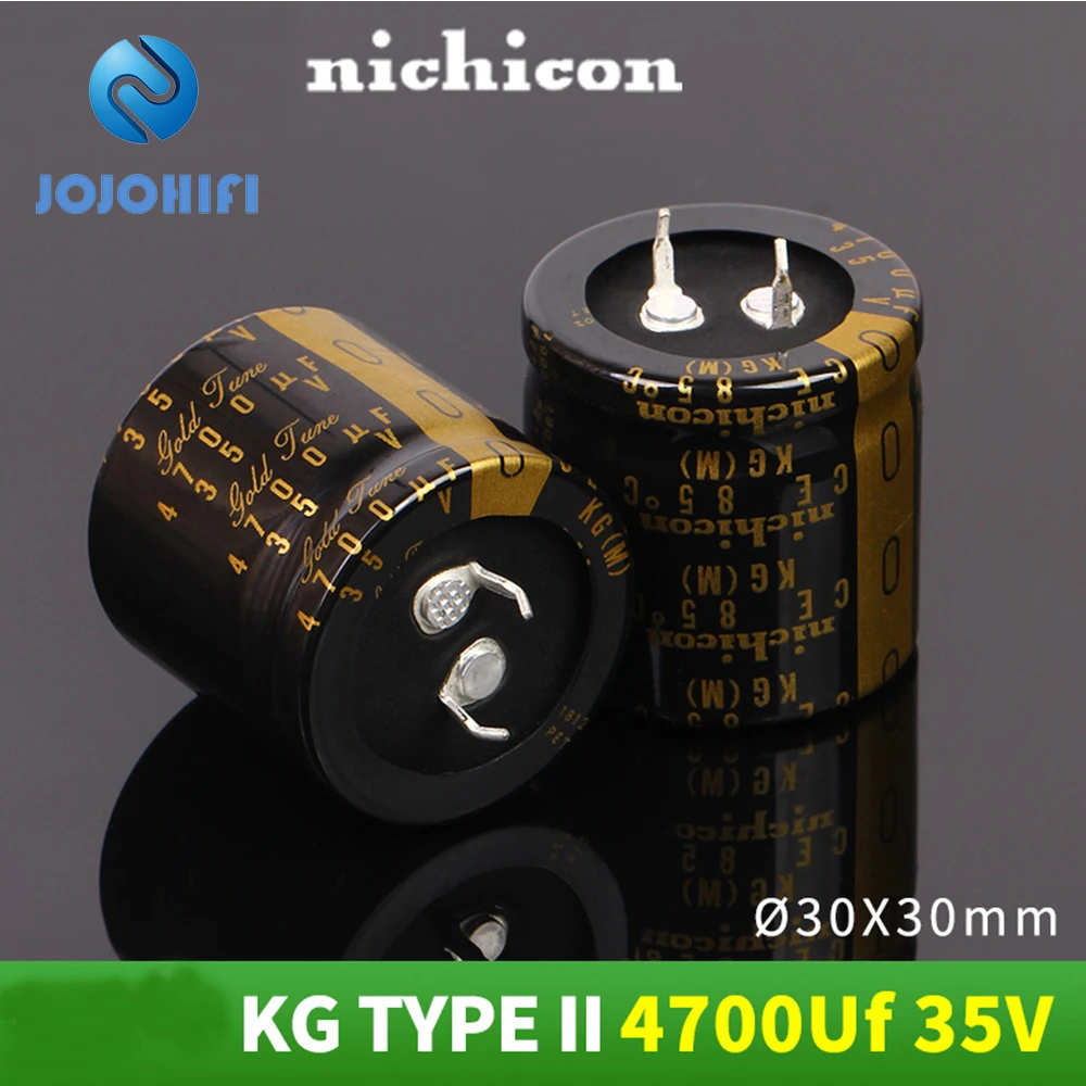 2 шт. кг Тип II Золотая Мелодия Nichicon 4700 мкФ 35V 30*30mm Шаг 10mm 35V/4700 аудио