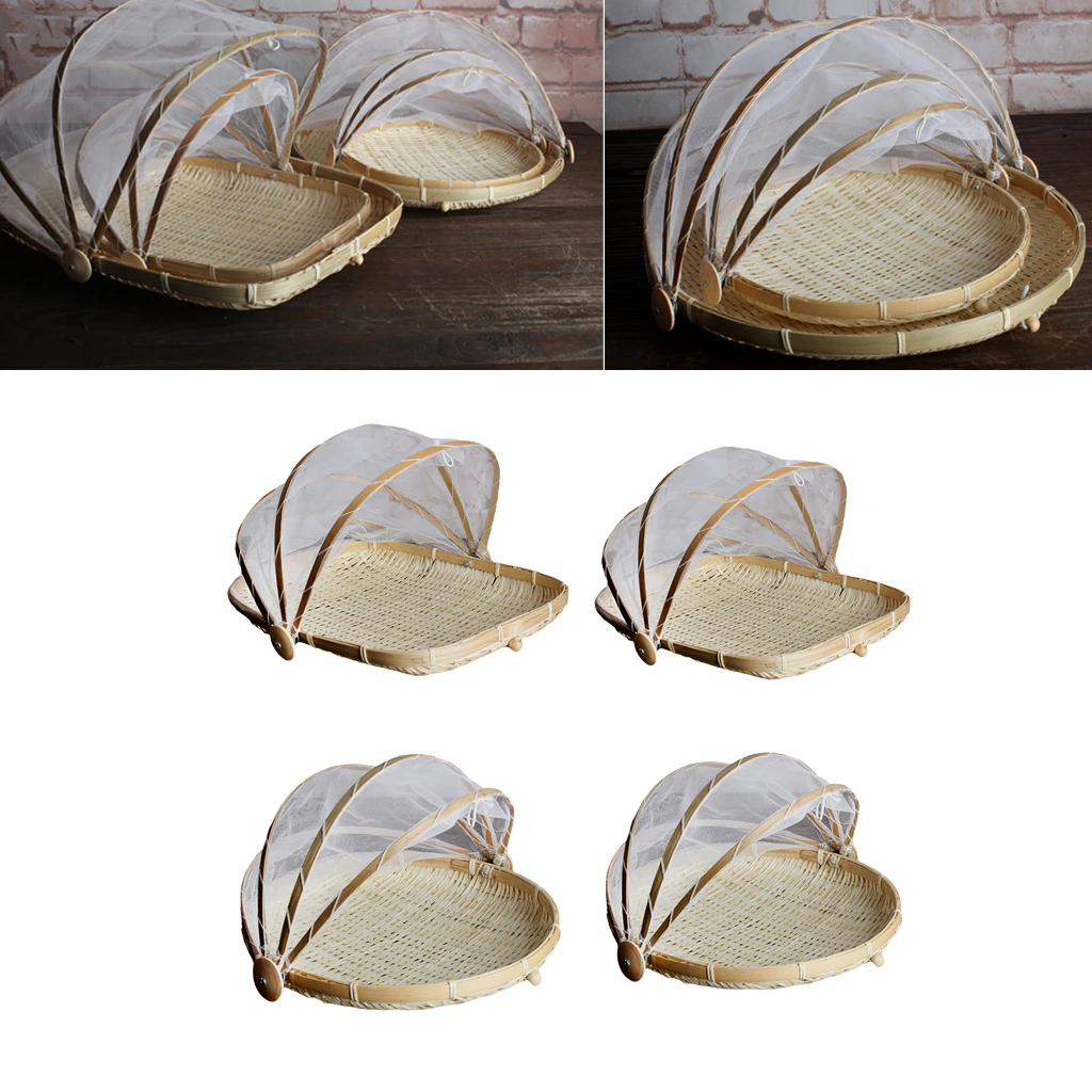 

& Mesh Cover Food Dome B Serving Food Tent Basket