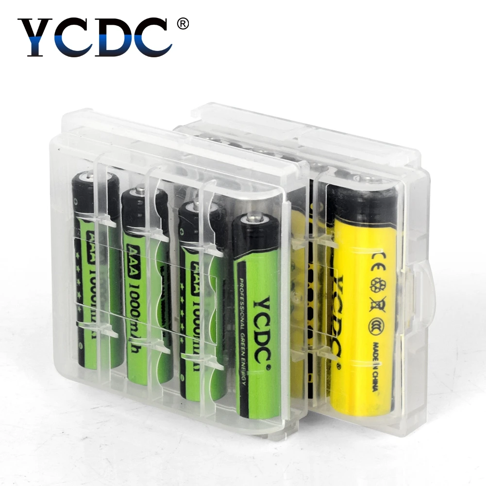 4 шт. AA + AAA перезаряжаемые 1 2 V 2000mAh 1000mah NIMH батарея фонарик игрушки часы MP3 плеер