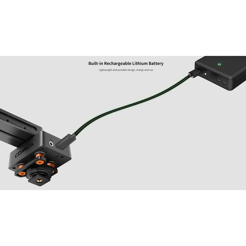 

COMICA Traxshot LR Microphone Micro-Single Camera Interview Microphone Mono/Stereo Radio Mic for Camera/Smartphone
