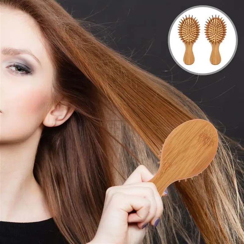 

2pcs Practical Portable Durable Anti-static Hair Comb Air Cushion Comb Massage Brush