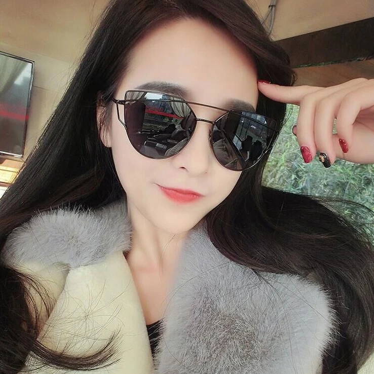 rmm brand hot sale fashion women glasses individual sunglasses cat eye sunglasses for female free global shipping