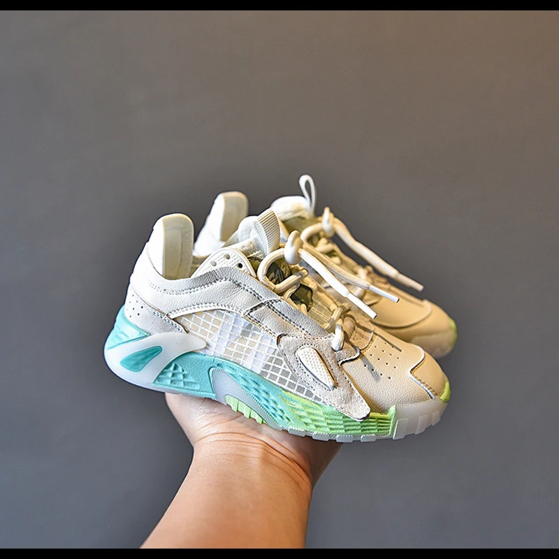 Осенние детские спортивные кроссовки для маленьких девочек Брендовые