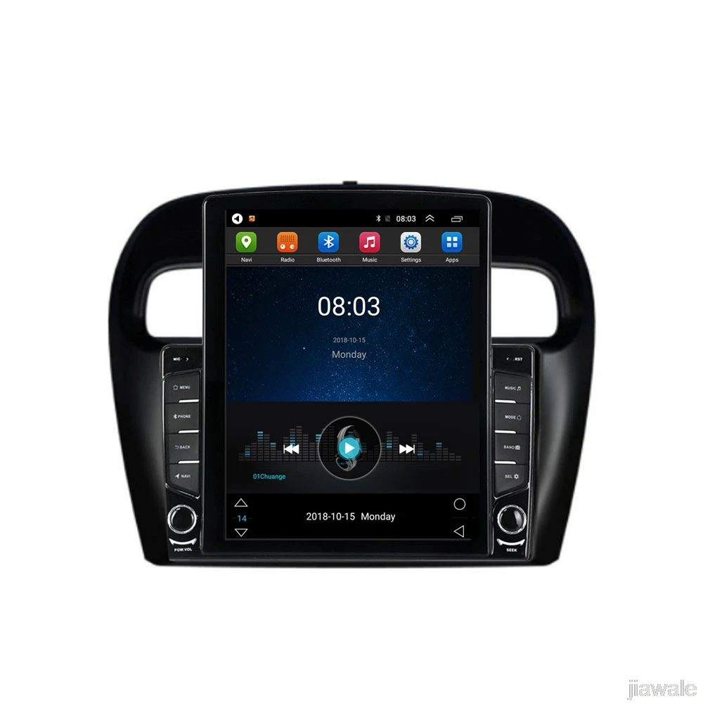 Автомобильный мультимедийный плеер на Android 10 восемь ядер экран 9 7 дюйма GPS для