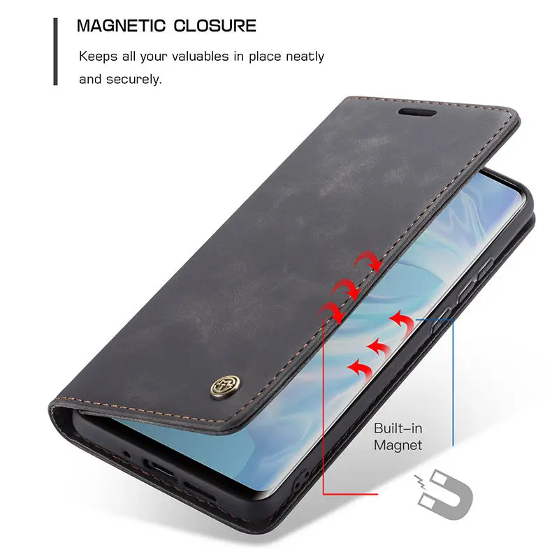 Чехол-книжка с откидной крышкой для huawei P30, Роскошный Матовый кожаный чехол-кошелек с подставкой для телефона huawei P30 Lite, чехол huawei P30 Pro, чехол