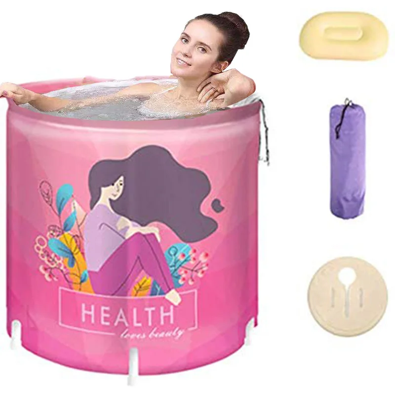Ванна для взрослых Складная мытья тела ванна замачивания Детская с бочонком