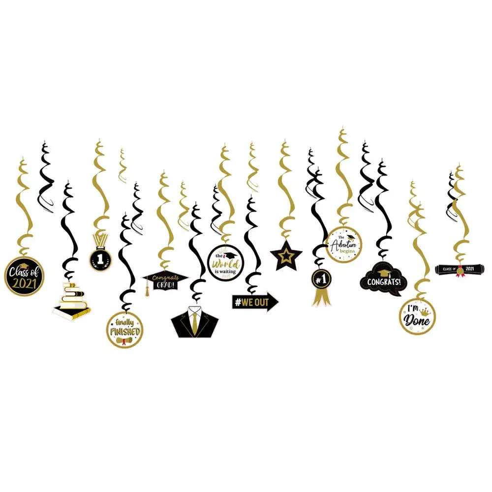 Выпускной вечерние украшение висит Поздравляю град/я сделал баннер латексные