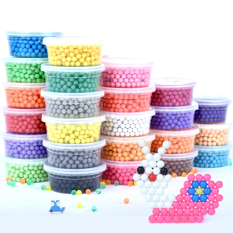 Фото 600 шт. пластиковые бусины для детских игрушек 30 цветов | Игрушки и хобби