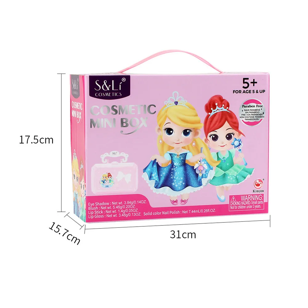 Принцесса макияж набор косметики nailes польские игрушки наборы cutes играет дома