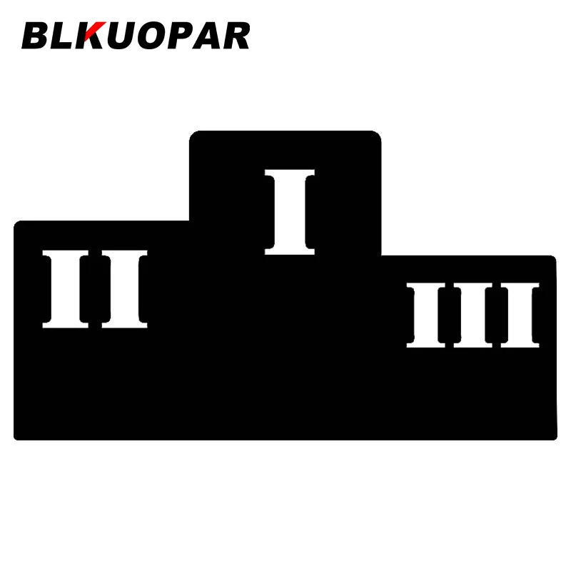 

Виниловая наклейка на автомобиль BLKUOPAR, креативная Водонепроницаемая наклейка на лобовое стекло, бампер, окна