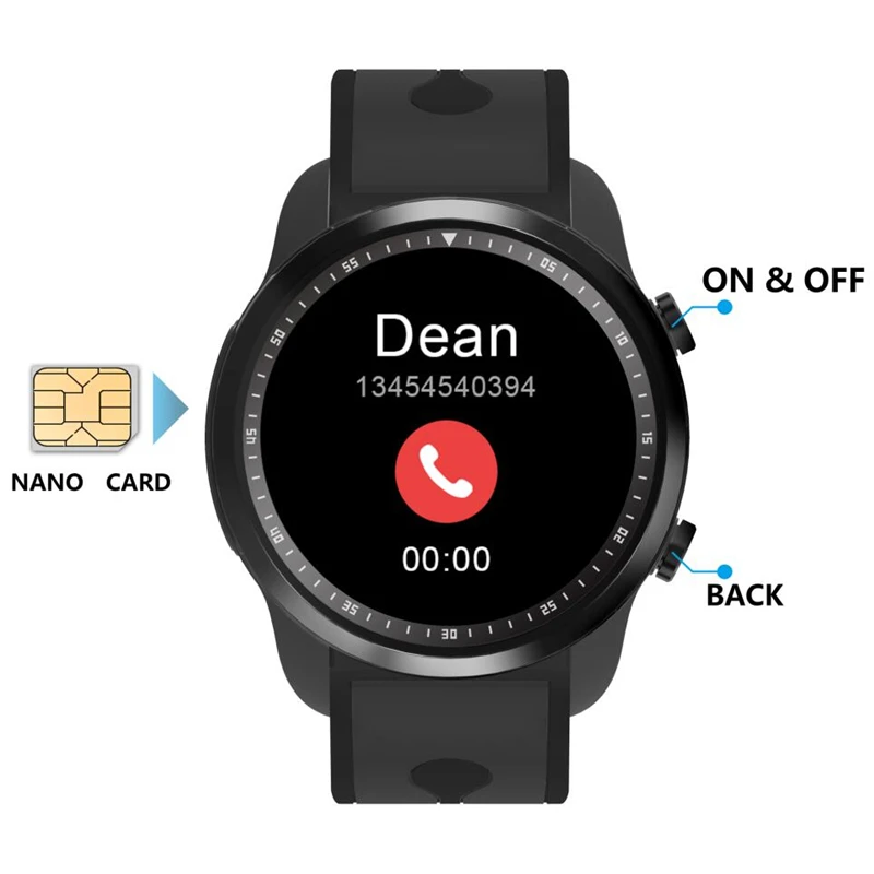 696 KC03 4G Смарт часы gps Android 6 0 IP67 водонепроницаемые Bluetooth Wifi 1 Гб + 16 Часы 2.0mp камера