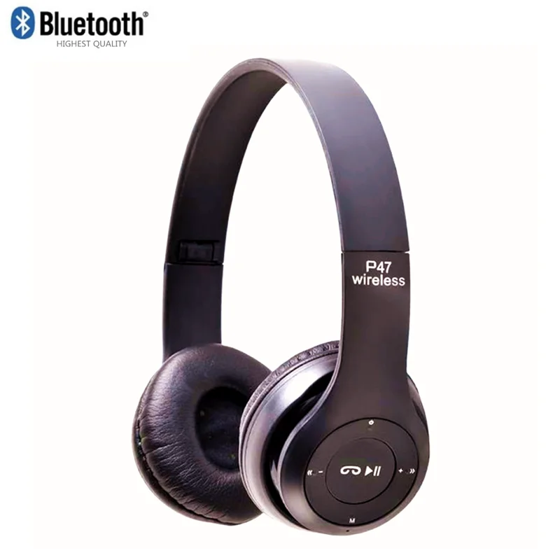 

Wireless Over-Ear Headphones with 20H Bluetooth 5.0 headset Hi-Fi Stereo Sound Soft Foam Earmuffs Foldable Gaming Headphones