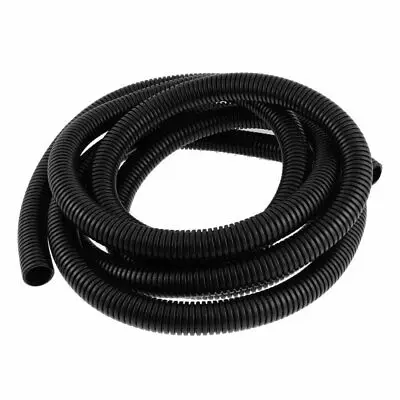 

4.6 M 25 x 28 mm Plastic Corrugated Conduit Tube for Garden,Office Black