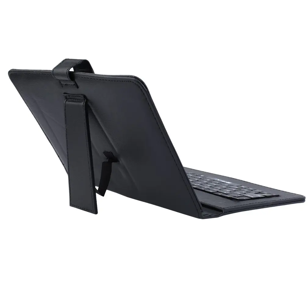 7 Inch Four Button Mobile Phone Tablet Android Wired Keyboard Leather Case Pink (Us Standard Edition) | Компьютеры и офис