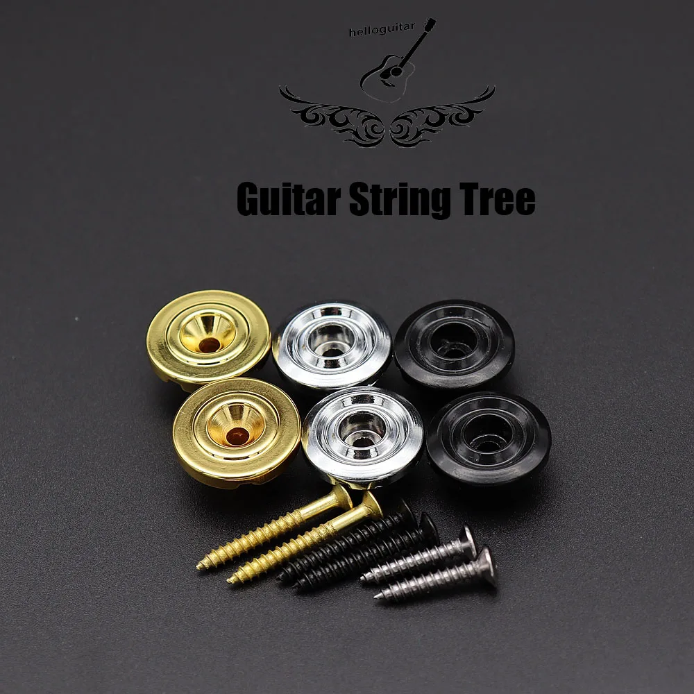 

2pcs Electric Guitar String Trees String Trees Guitar Retainer with Mounting Screws for Bass Guitar Parts Replacement