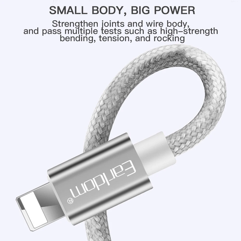 Mobile Phone Data Cable For IPhone8/7/6 Braided Three Meters Long High-Quality Alloy Plug 3 Colors | Мобильные телефоны и