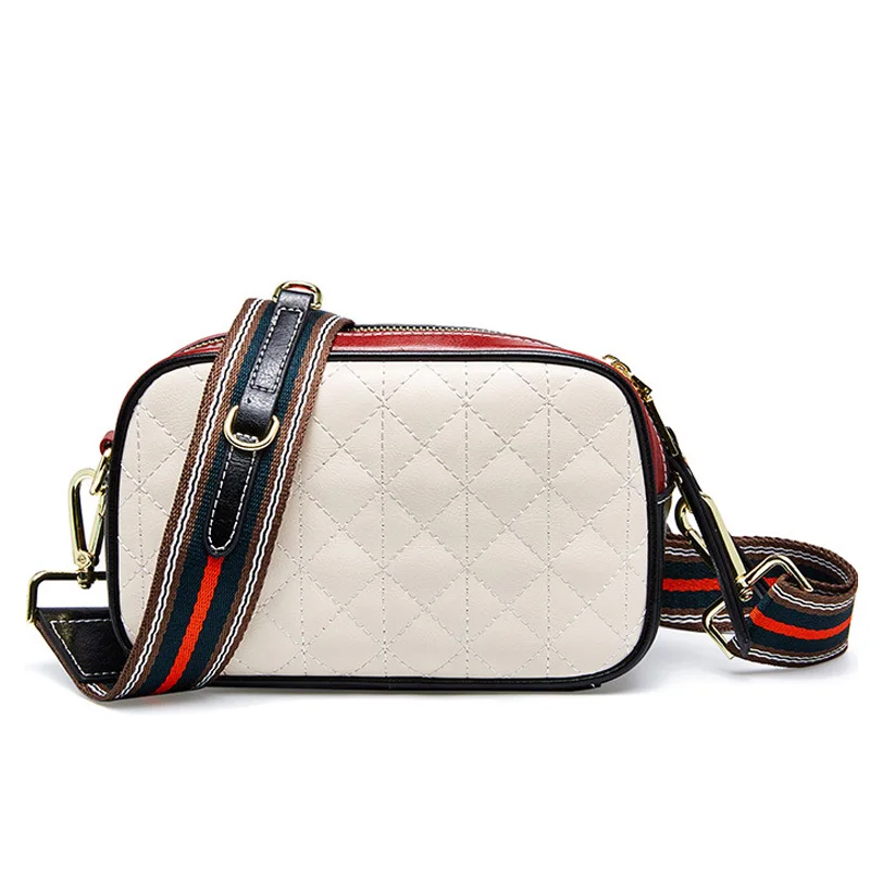 Новая сумка для камеры из натуральной кожи женские сумки на плечо квадратные