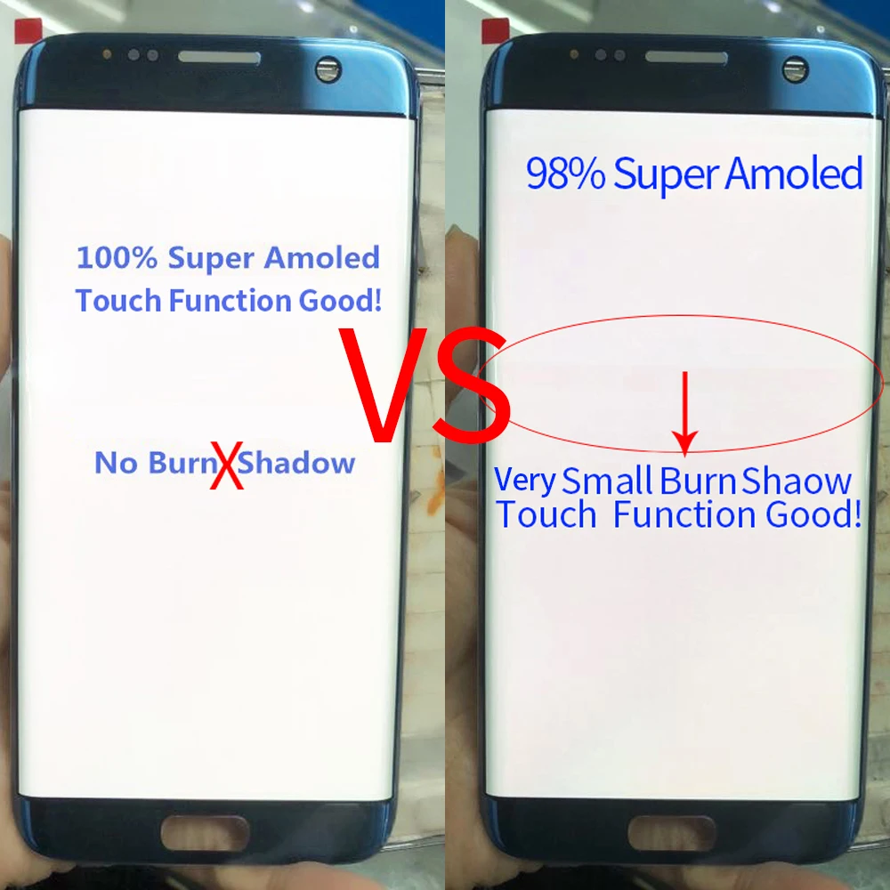 5 7 &quot100% Super AMOLED для SAMSUNG Galaxy S6 Edge Plus ЖК сенсорный экран с рамкой сменный G928 G928F edge