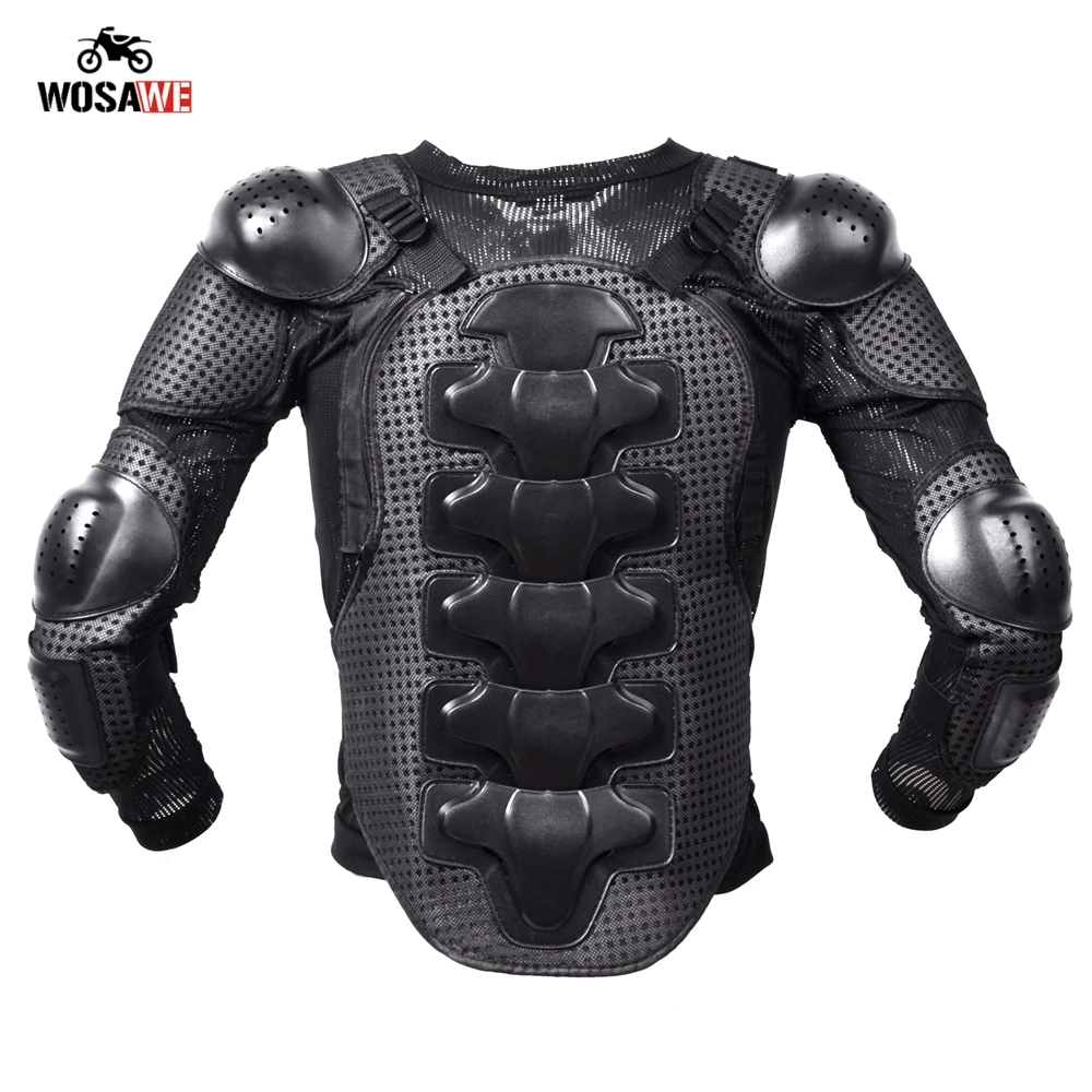 WOSEWE мотоциклетная Броня куртка Moto GHOST RACING Защита тела броня для мотокросса куртка для спуска вниз защитное снаряжение броня грудь