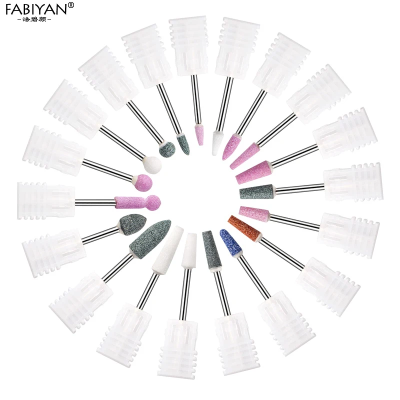 19 стильных сверл для дизайна ногтей резак кутикулы очистка фрезерование