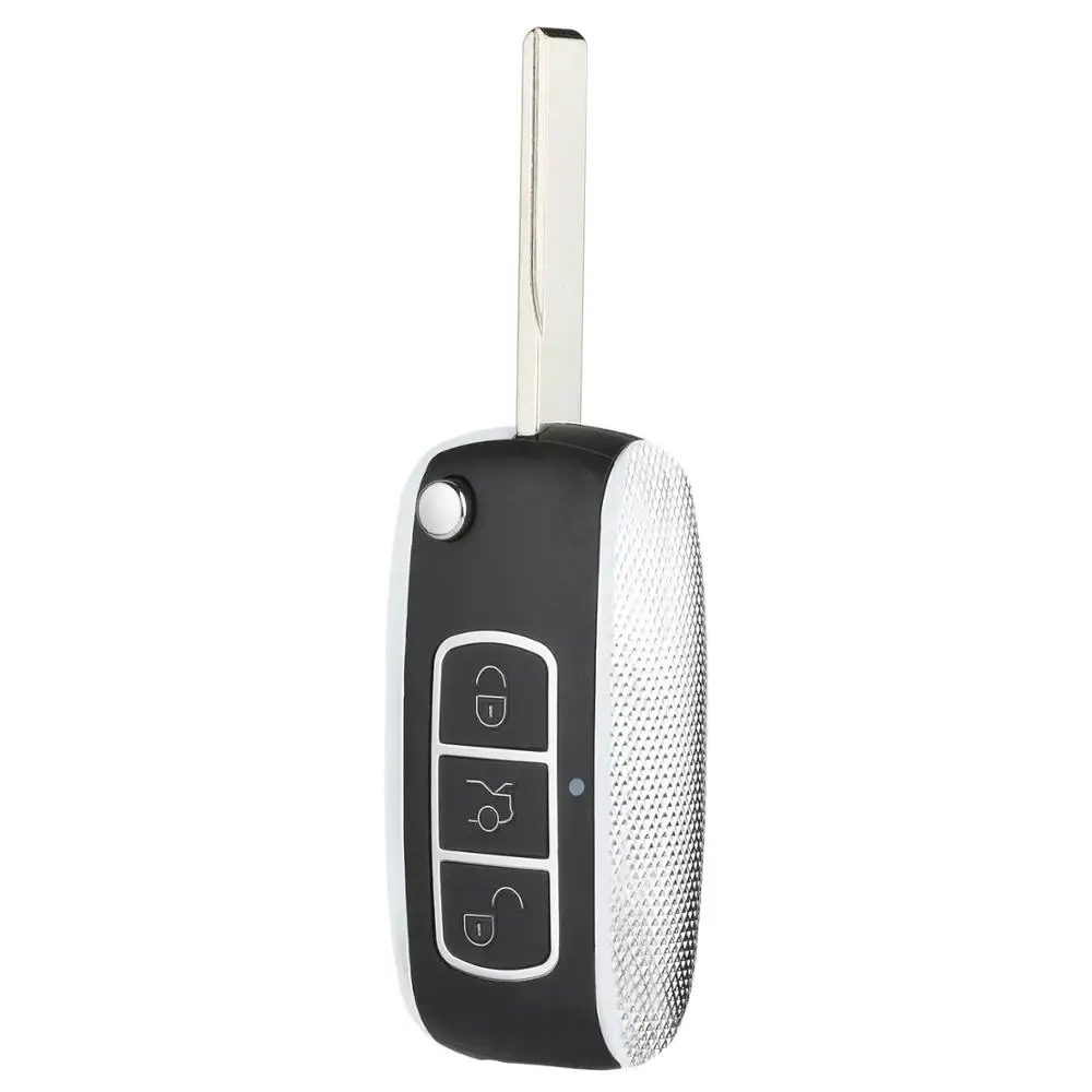 KEYECU 3 Button Modifed Bentley Style Folding Flip Remote Key Fob for BMW 315/433MHZ ID44 CHIP HU58/ HU92 Uncut Blade | Автомобили и