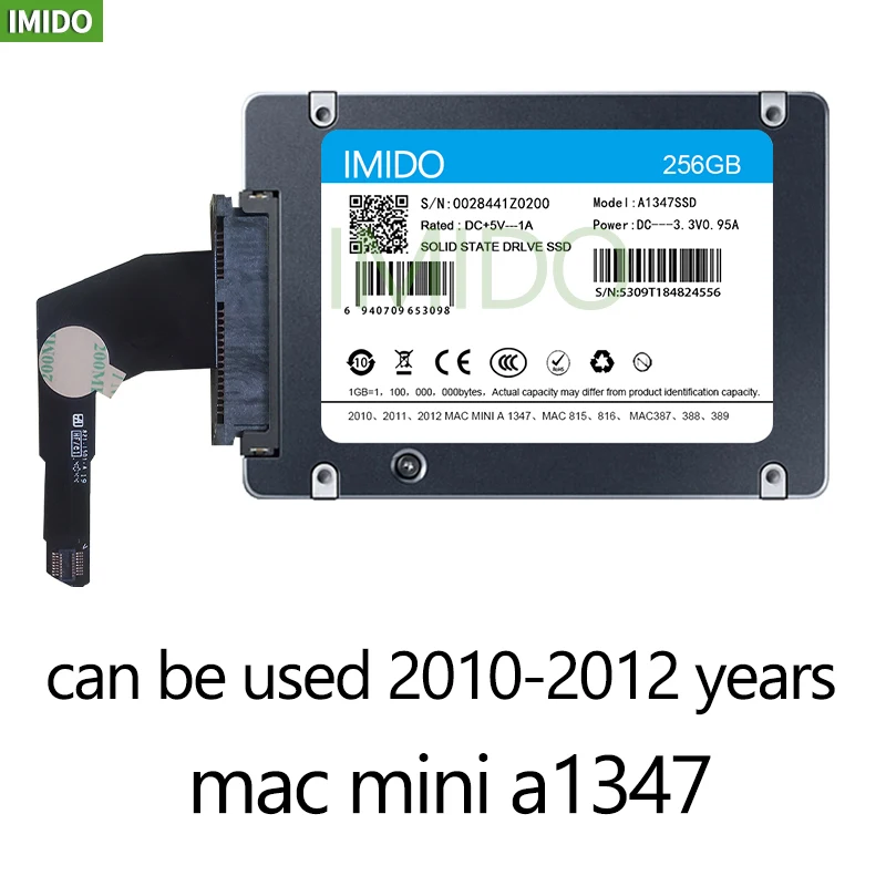Новый 128 ГБ 256 512 SSD для Mac 2012 Mini A1347 с Plus конвертер плюс инструмент добавить второй