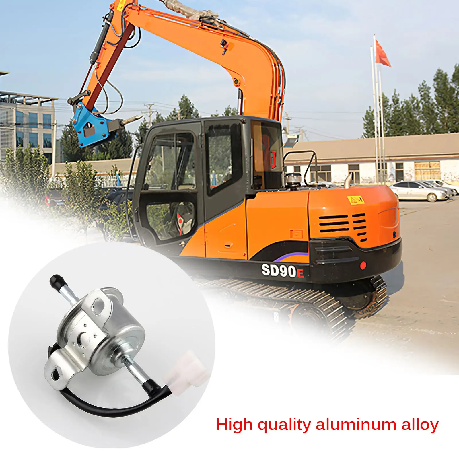 Электронный топливный насос алюминиевый перекачивающий низкого давления