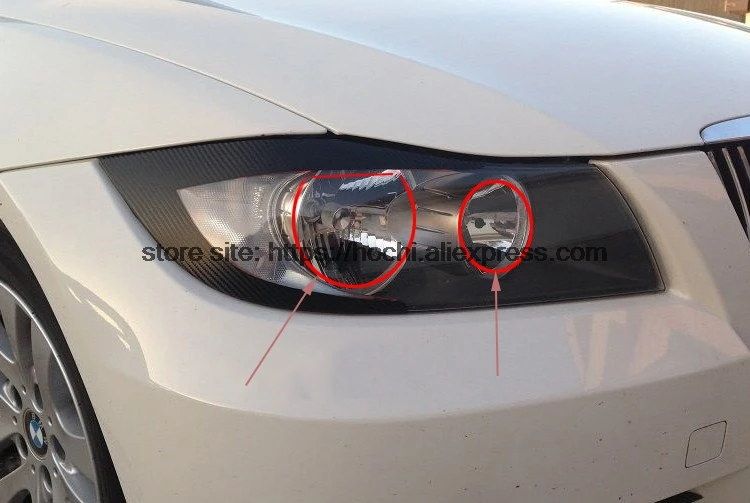 Комплект разноцветных галогенных колец HochiTech RGB для BMW 3 серии E90 05-08 галогенные