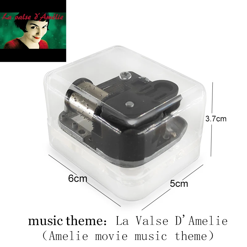 Акриловая Музыкальная шкатулка Windup механическое популярное аниме один раз из