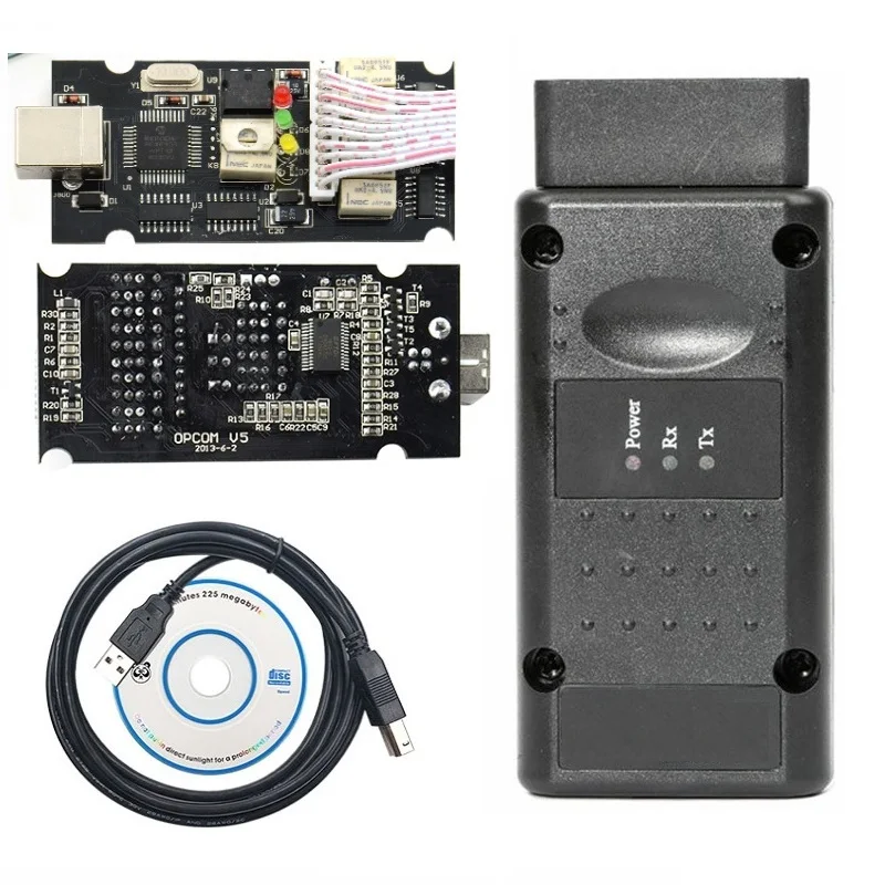 10 шт./лот OPCOM V1.95 прошивки PIC18F458 & чип FTDI зеленый печатных плат для Opel/G M Новый NEC Реле