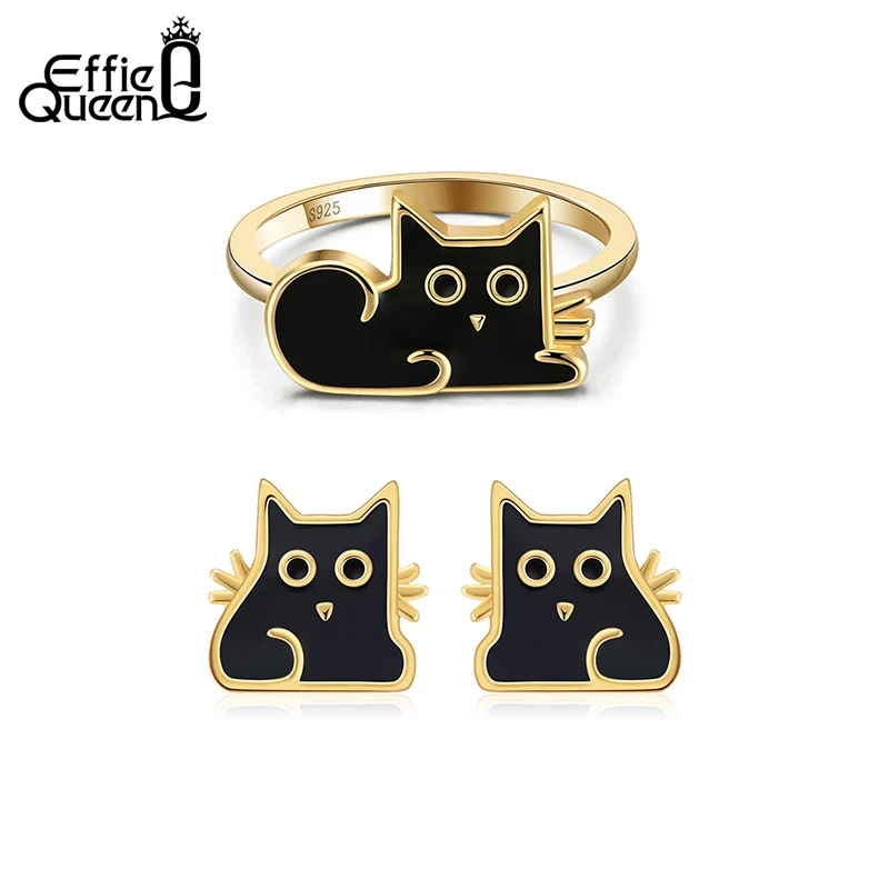 Женский и мужской ювелирный комплект из кольца серёг ожерелья