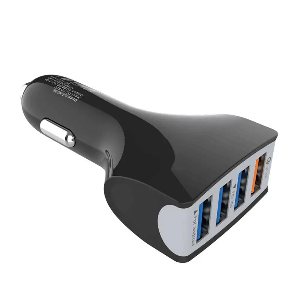 Новинка 2019 4 USB Автомобильное зарядное устройство многофункциональное для