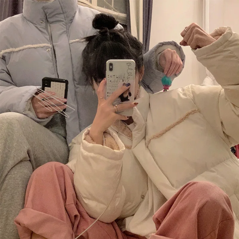 

Новый двойной Цвет двойной уход за кожей лица одежда из овечьей шерсти для мальчиков пара одежда из хлопка пальто с осень-зима однобортное п...