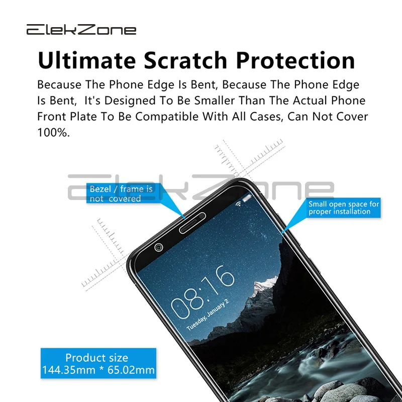 Защитная пленка из закаленного стекла для Huawei P Smart 2017 Y3 Y5 Y6 Nova 4 4E 3 3i 2PLUS 2i P30