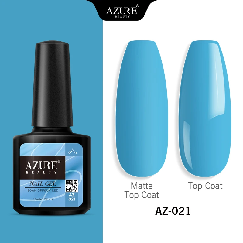 Azure beauty новейший Гель-лак для ногтей 10 мл замачивающийся Блестящий светодиодный Гель-лак для Ногтей Стойкий Гибридный лак Полупостоянный гель - Цвет: 21