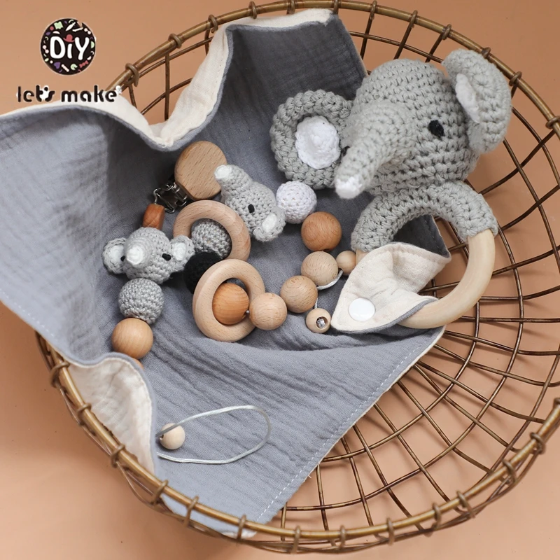 Детские нагрудники для соски Let's Make 1 комплект хлопковая цепочка соски-пустышки