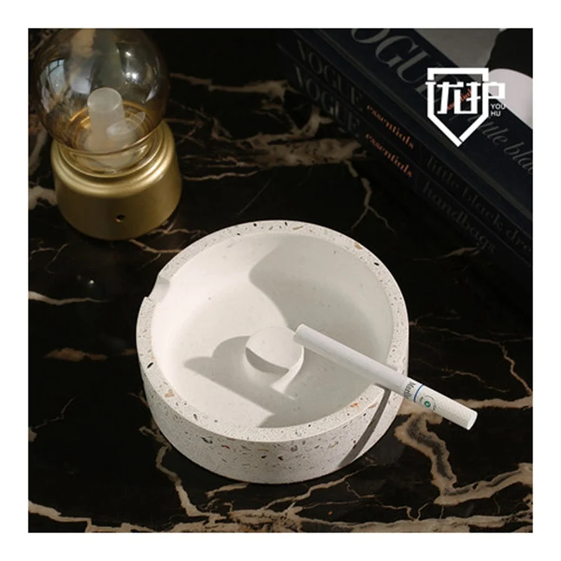 Креативная цементная пепельница для комнаты офиса дымовая чашка модные