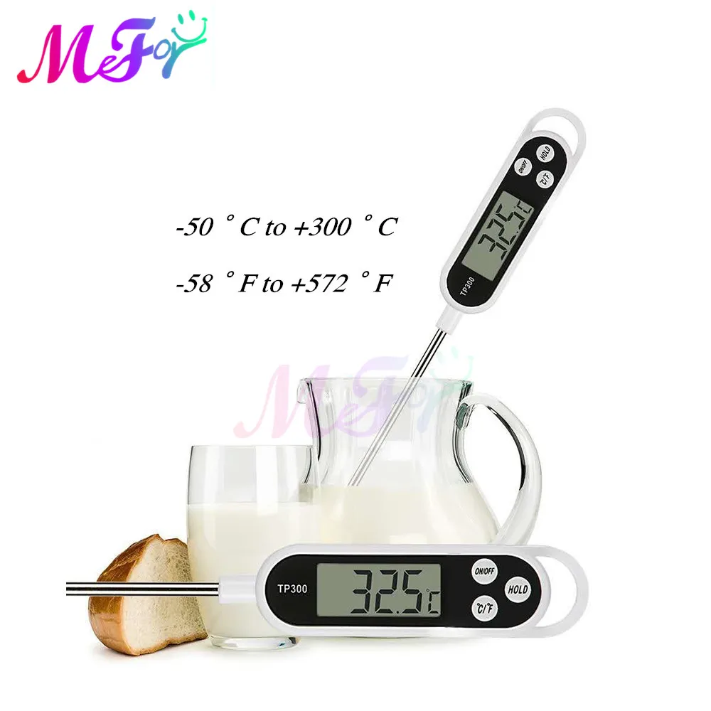 

TP300 -50C to +300C Kitchen Food Thermometer+Battery Milk Baking Cooking BBQ Electronic Oven Thermometer Sensor Probe Tool